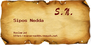 Sipos Nedda névjegykártya